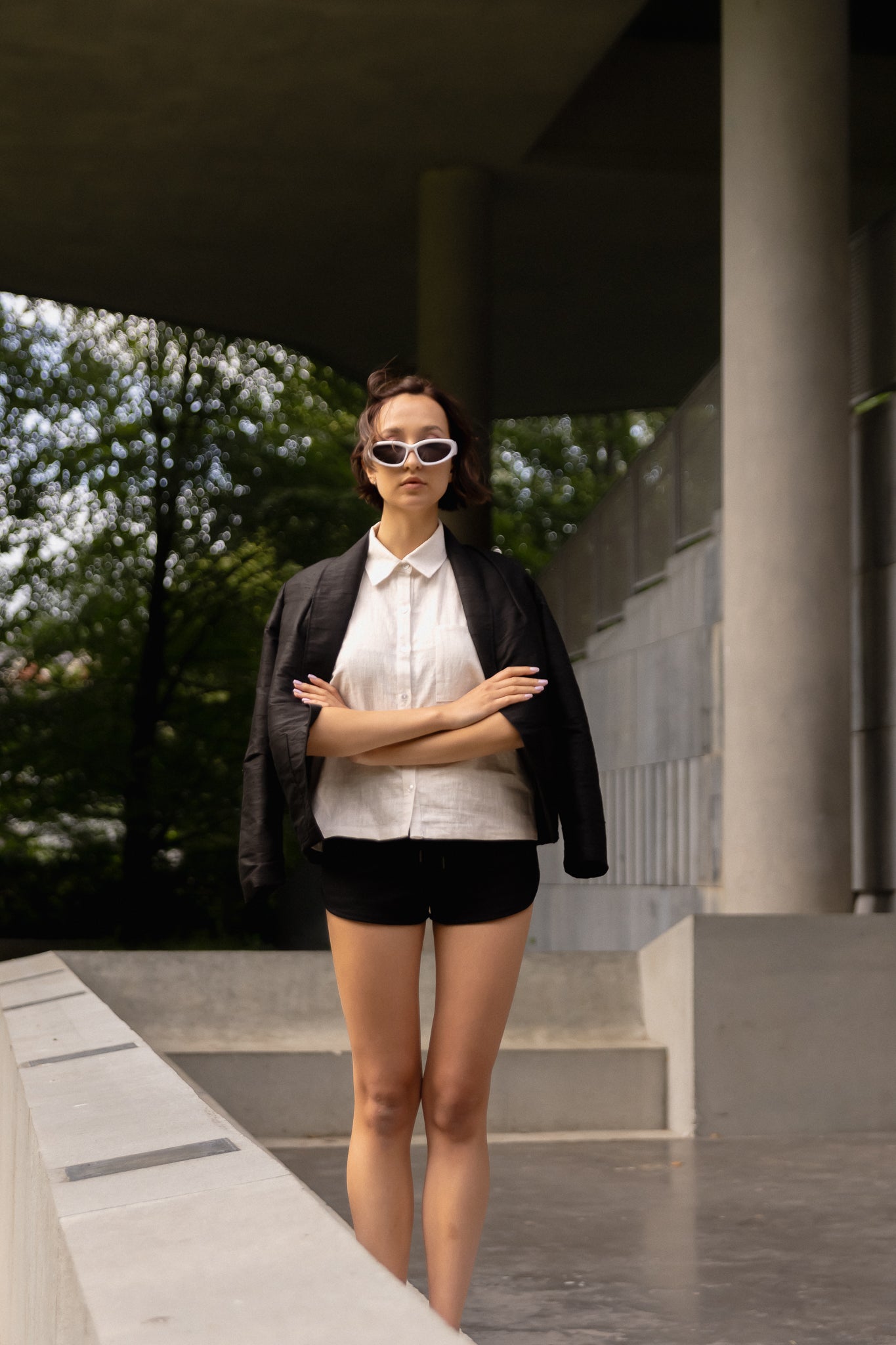 Silk Dupion Black Blazer