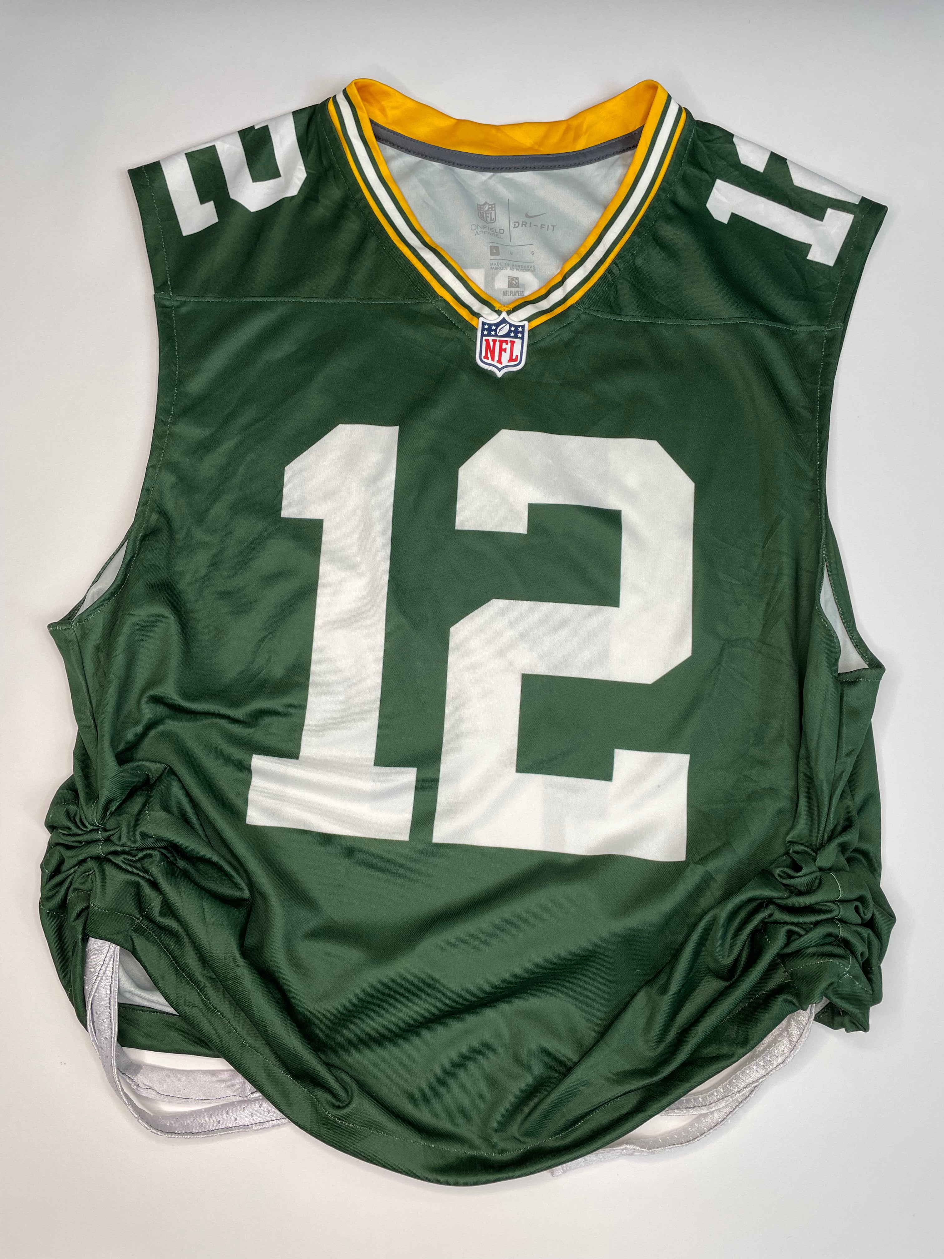Green Upcycled NFL Jersey – YAWUW