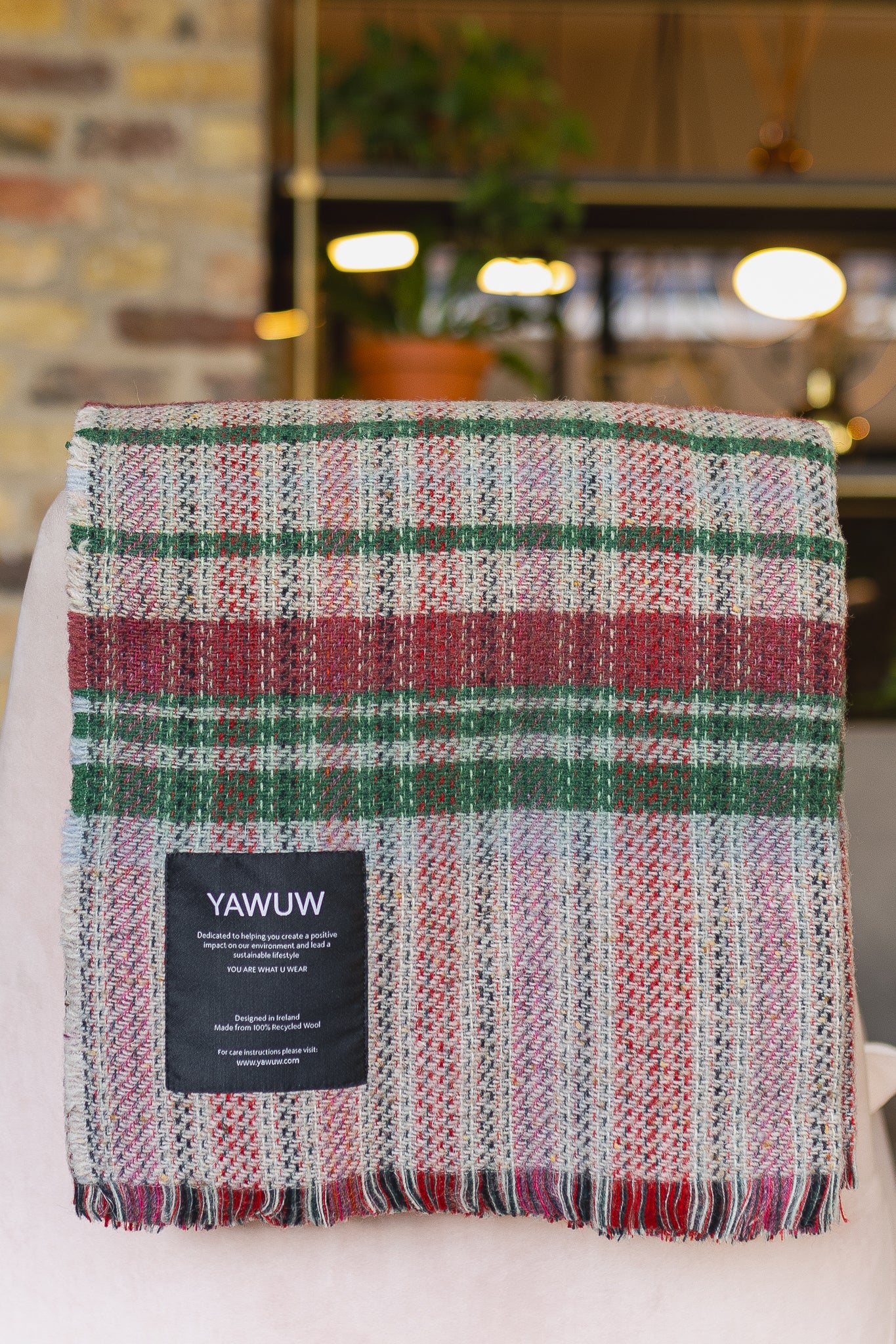 100% Recycled Wool Throw