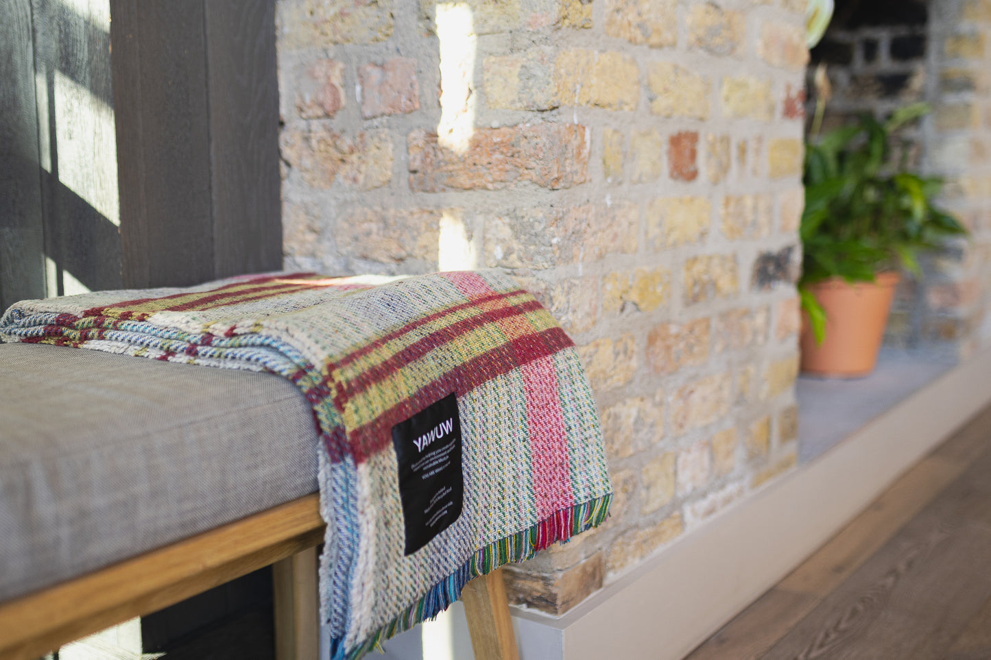 100% Recycled Wool Throw