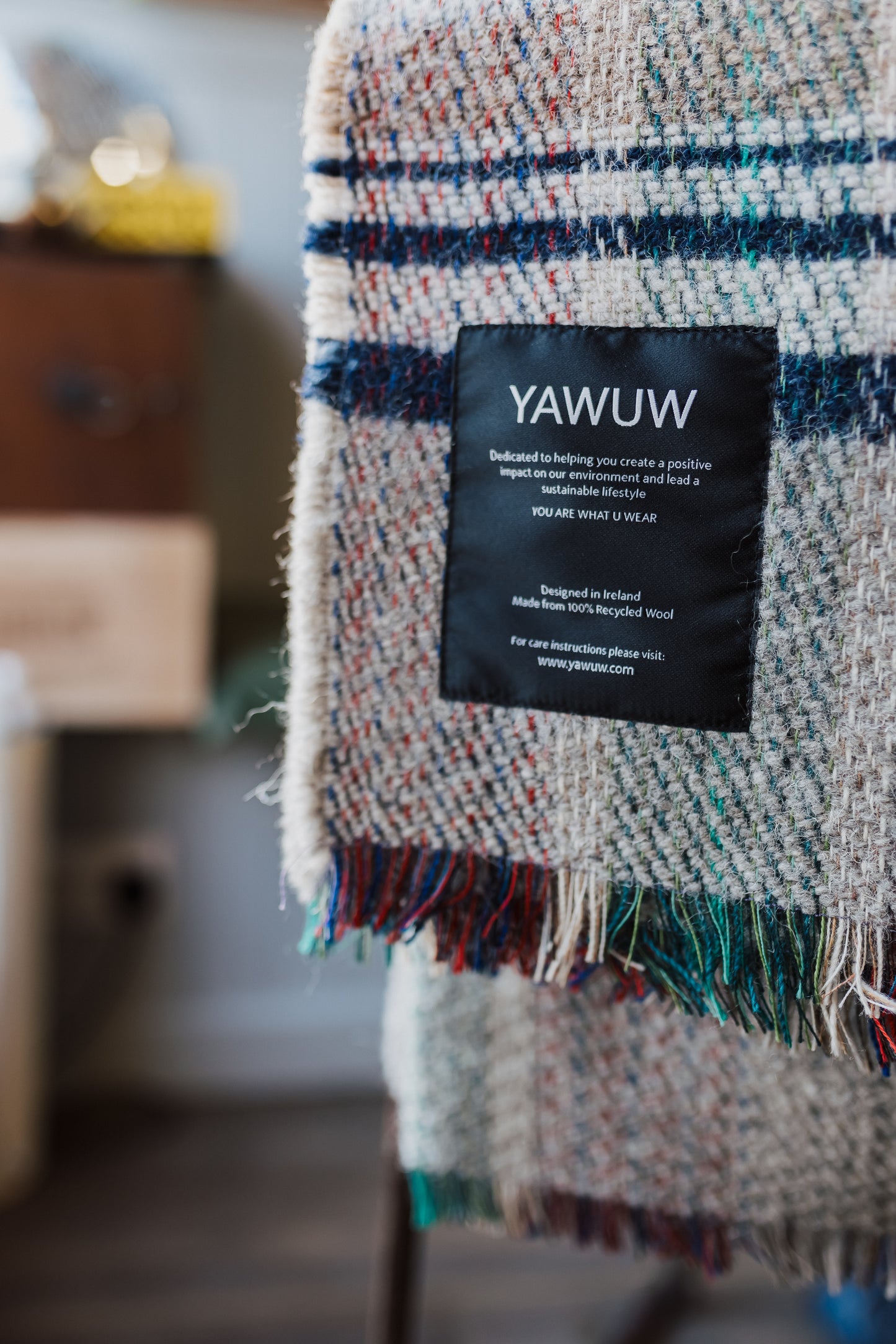 100% Recycled Wool Throw