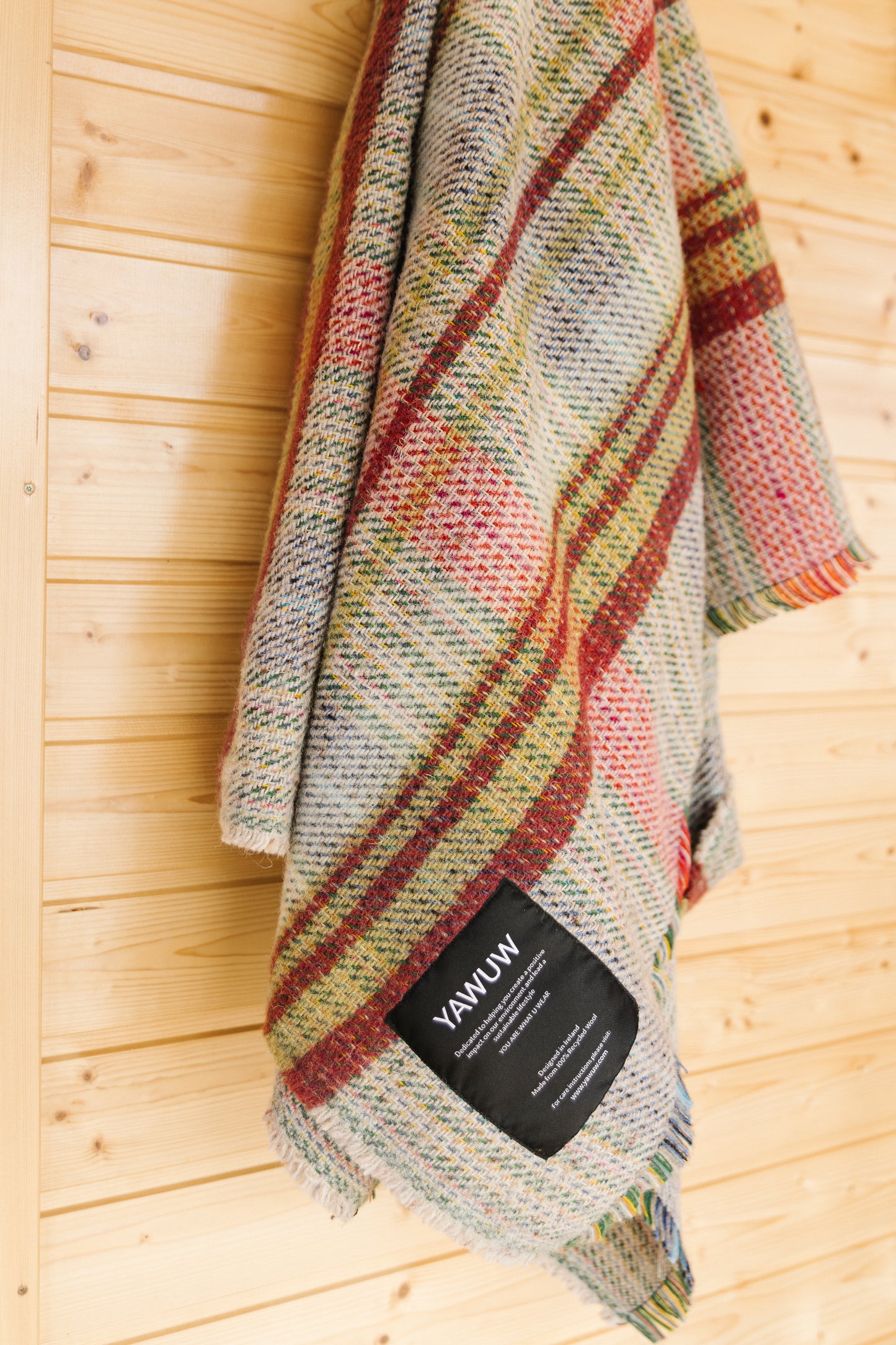 100% Recycled Wool Throw