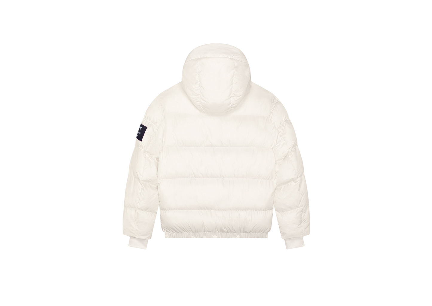 100% Recycled White Puffa Jacket