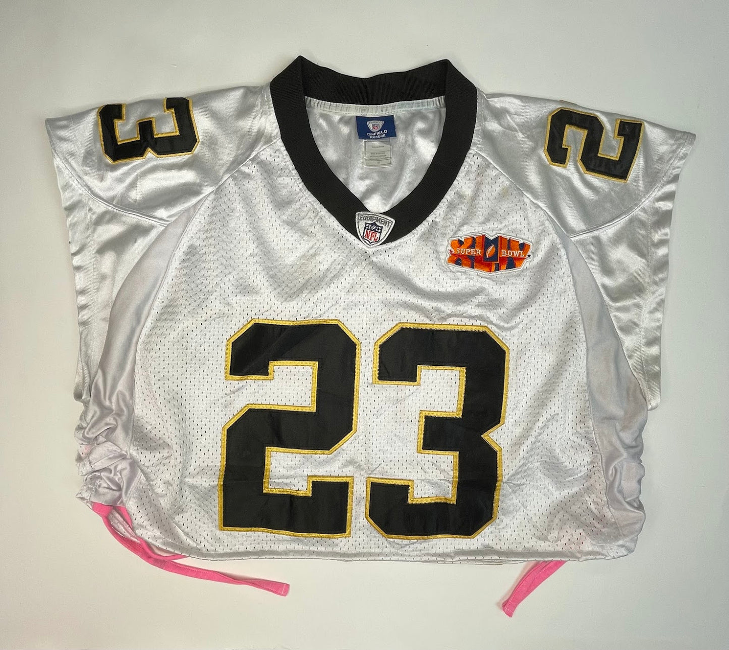 White Upcycled NFL Jersey