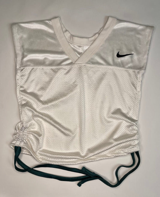 White Upcycled Nike Jersey