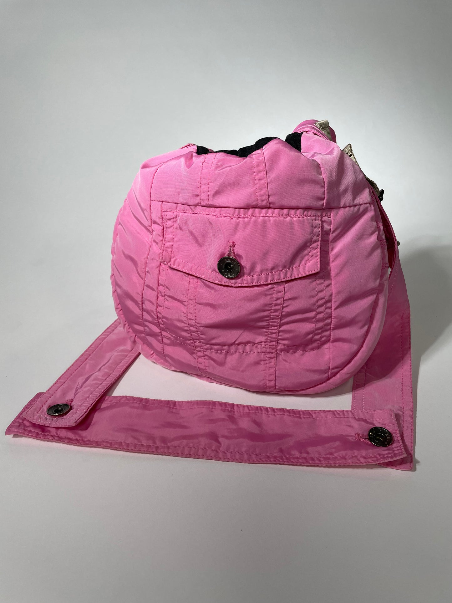 Small Bag - Upcycled vintage jacket - Pink