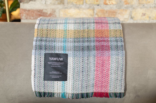 100% Recycled Wool Throw