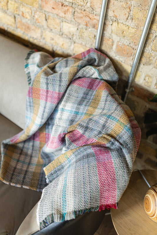 100% Recycled Wool Throw