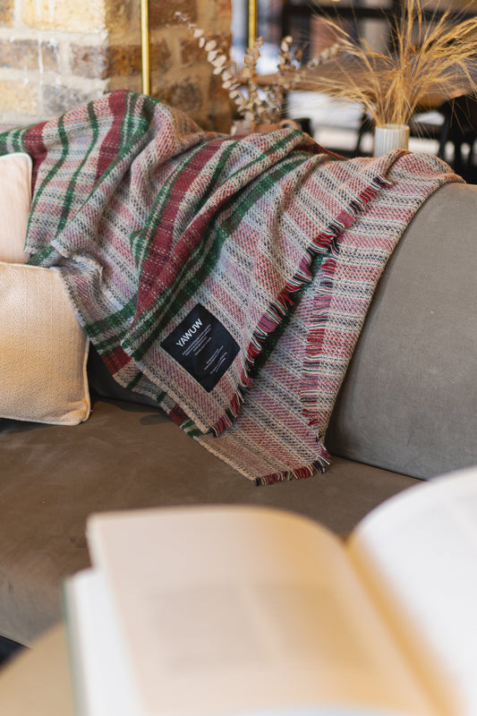 100% Recycled Wool Throw