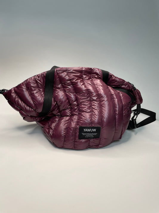 Large Weekend Bag - Upcycled North Face Jacket - Purple