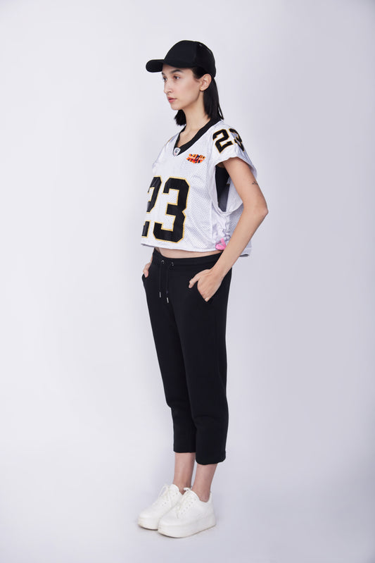 White Upcycled NFL Jersey