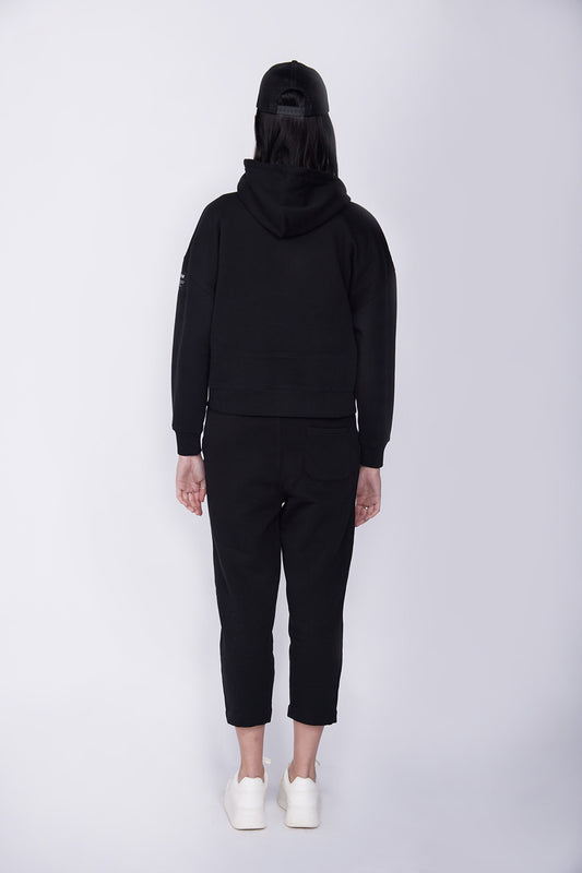 Organic Cotton Hoodie - Black