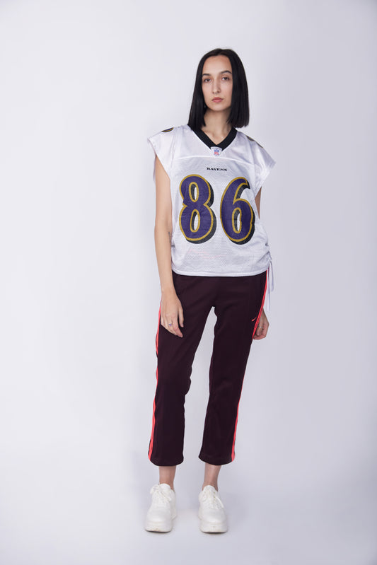 White Upcycled NFL Jersey