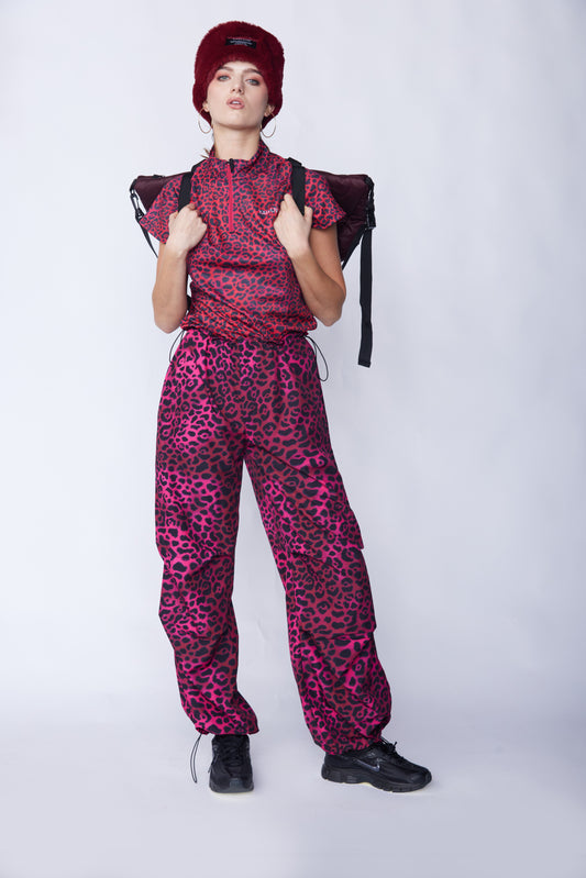 Burgundy Large Quilted Bag - With a Wool filling